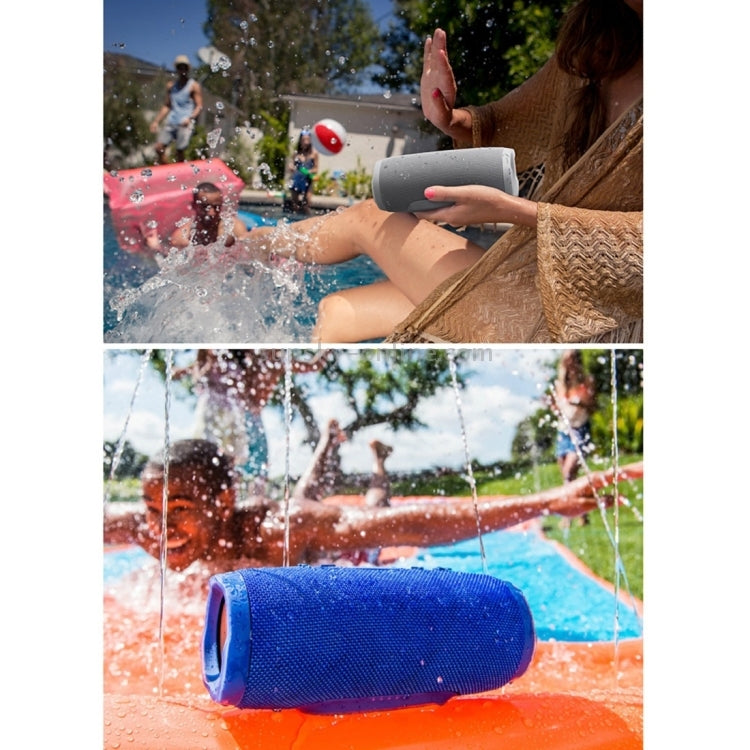 Charge3 Life Waterproof Bluetooth Stereo Speaker, Built-in MIC, Support Hands-free Calls & TF Card & AUX IN & Power Bank(Red) - Waterproof Speaker by PMC TechLife | Online Shopping South Africa | PMC TechLife | Buy Now Pay Later Mobicred