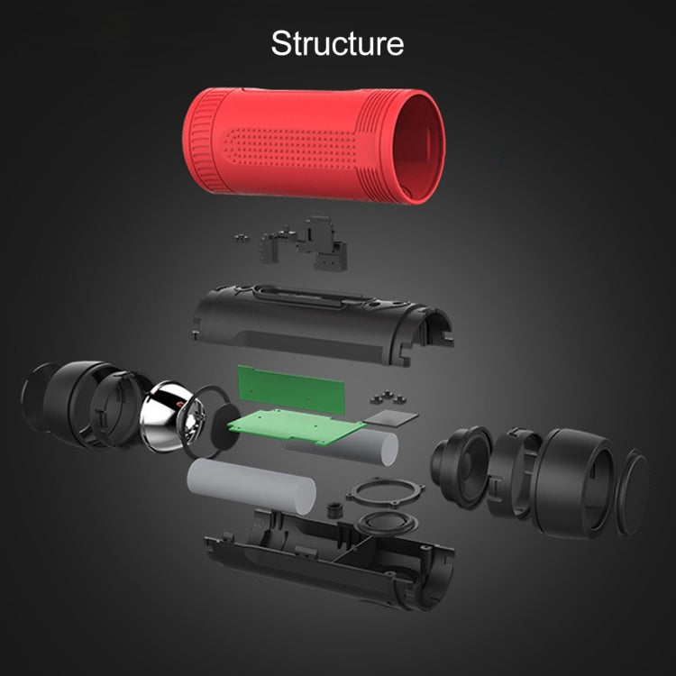 Zealot S1 Multifunctional Outdoor Waterproof Bluetooth Speaker, 4000mAh Battery, For iPhone, Galaxy, Sony, Lenovo, HTC, Huawei, Google, LG, Xiaomi, other Smartphones(Grey) - free shipping - PMC Jewellery - Order now!