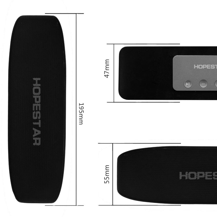 HOPESTAR H11 Mini Portable Rabbit Wireless Bluetooth Speaker, Built-in Mic, Support AUX / Hand Free Call / FM / TF(Blue) - free shipping - PMC Jewellery - Order now!