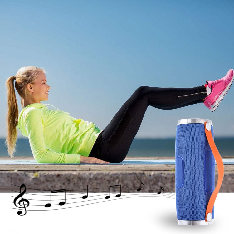 T&G TG109 Portable Wireless Bluetooth V4.2 Stereo Speaker with Handle, Built-in MIC, Support Hands-free Calls & TF Card & AUX IN & FM(Dark Blue) - free shipping - PMC Jewellery - Order now!