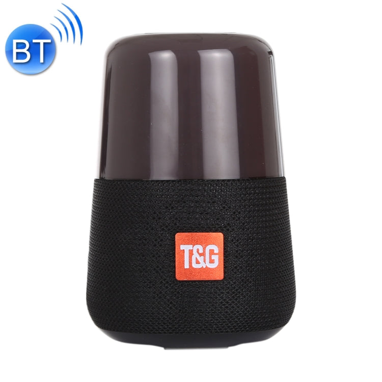 T&G TG168 Portable Wireless Bluetooth V5.0 Stereo Speaker with Handle, Built-in MIC, Support Flashing LED Light & TF Card & U Disk & AUX IN & FM(Black) - Desktop Speaker by T&G | Online Shopping South Africa | PMC TechLife | Buy Now Pay Later Mobicred