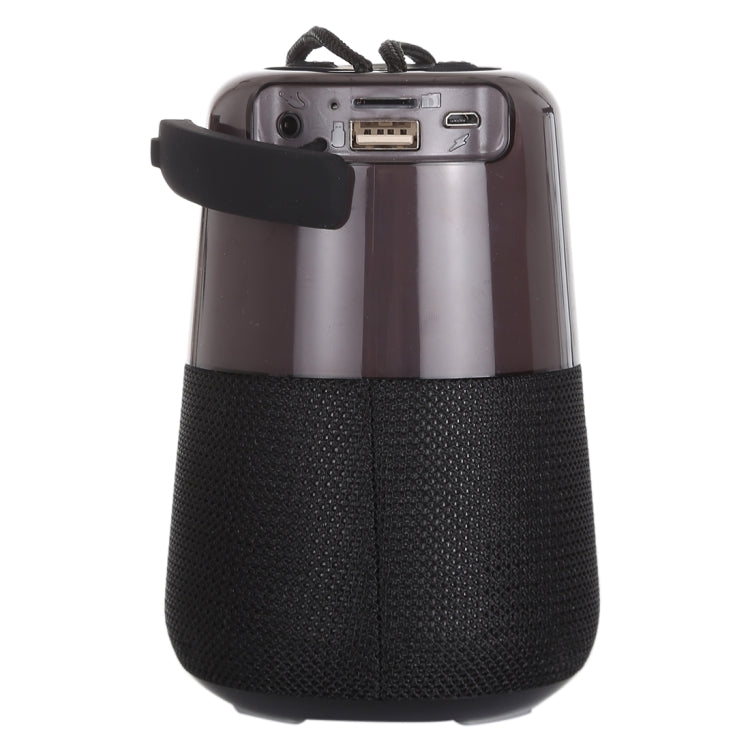 T&G TG168 Portable Wireless Bluetooth V5.0 Stereo Speaker with Handle, Built-in MIC, Support Flashing LED Light & TF Card & U Disk & AUX IN & FM(Black) - Desktop Speaker by T&G | Online Shopping South Africa | PMC TechLife | Buy Now Pay Later Mobicred