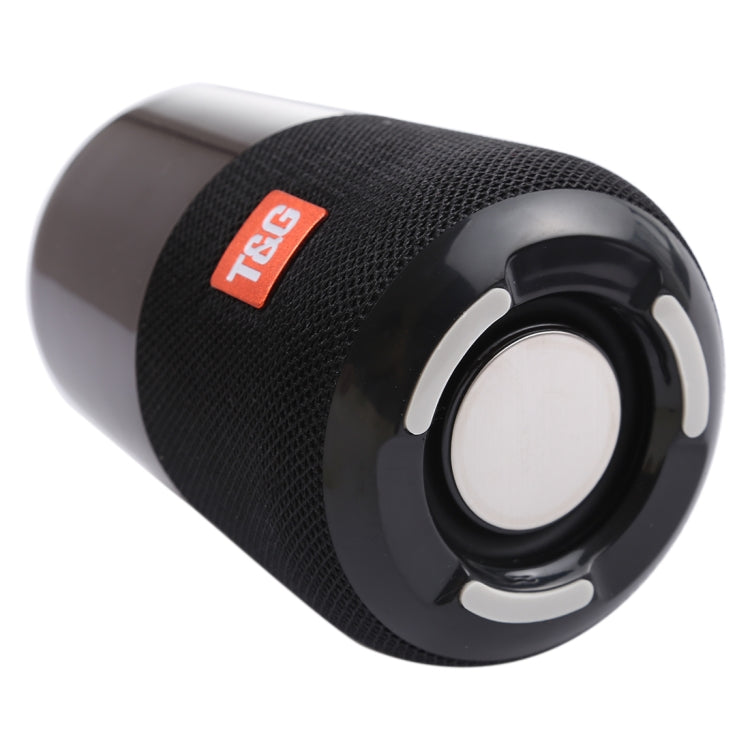 T&G TG168 Portable Wireless Bluetooth V5.0 Stereo Speaker with Handle, Built-in MIC, Support Flashing LED Light & TF Card & U Disk & AUX IN & FM(Black) - Desktop Speaker by T&G | Online Shopping South Africa | PMC TechLife | Buy Now Pay Later Mobicred
