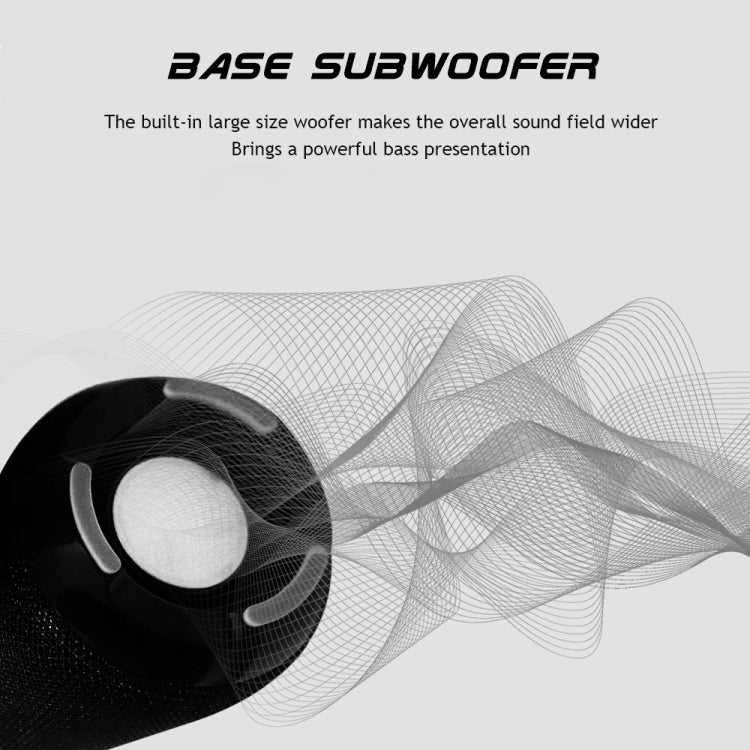 T&G TG168 Portable Wireless Bluetooth V5.0 Stereo Speaker with Handle, Built-in MIC, Support Flashing LED Light & TF Card & U Disk & AUX IN & FM(Black) - Desktop Speaker by T&G | Online Shopping South Africa | PMC TechLife | Buy Now Pay Later Mobicred