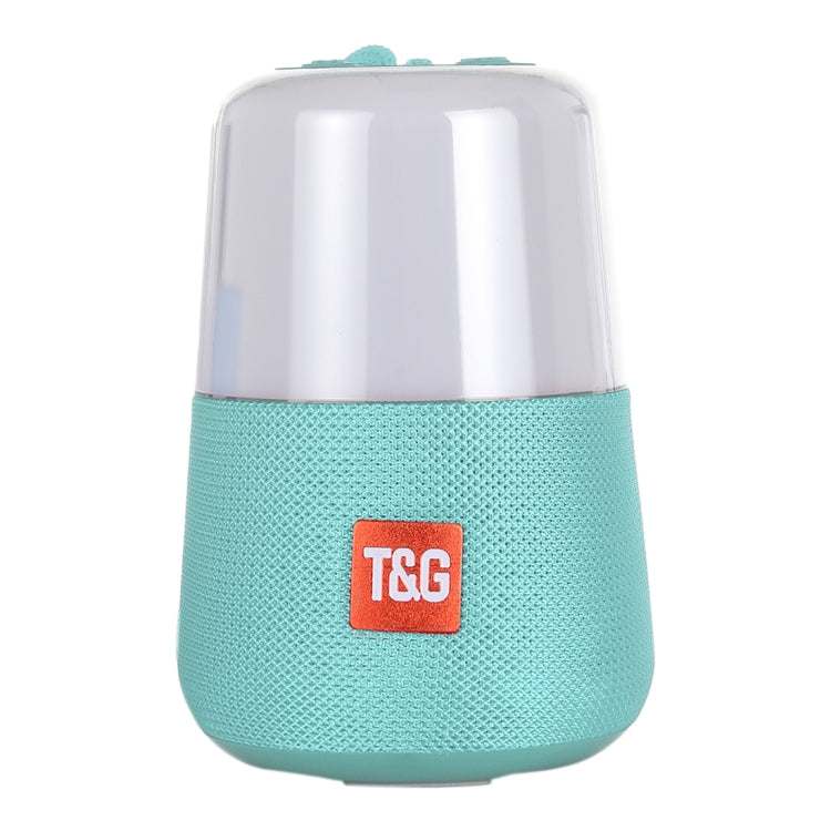 T&G TG168 Portable Wireless Bluetooth V5.0 Stereo Speaker with Handle, Built-in MIC, Support Flashing LED Light & TF Card & U Disk & AUX IN & FM(Cyan) - free shipping - PMC TechLife - Order now!