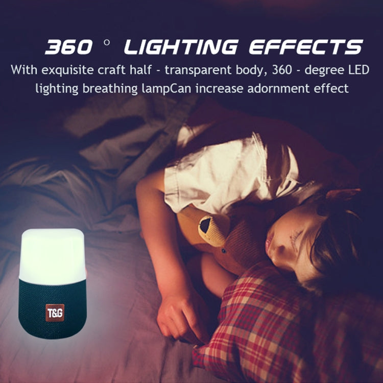 T&G TG168 Portable Wireless Bluetooth V5.0 Stereo Speaker with Handle, Built-in MIC, Support Flashing LED Light & TF Card & U Disk & AUX IN & FM(Cyan) - free shipping - PMC TechLife - Order now!