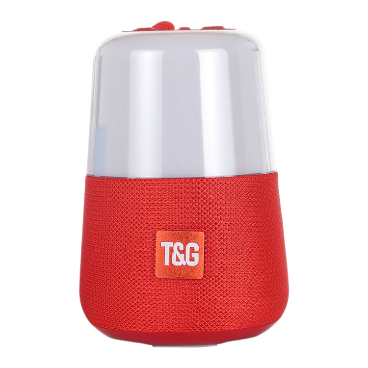 T&G TG168 Portable Wireless Bluetooth V5.0 Stereo Speaker with Handle, Built-in MIC, Support Flashing LED Light & TF Card & U Disk & AUX IN & FM(Red) - Desktop Speaker by T&G | Online Shopping South Africa | PMC TechLife | Buy Now Pay Later Mobicred