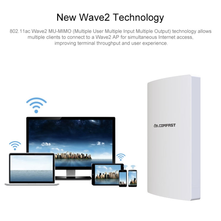 COMFAST CF-WA350 1300Mbps Outdoor POE Signal Amplifier Wireless Router / AP - free shipping - PMC Jewellery - Order now!