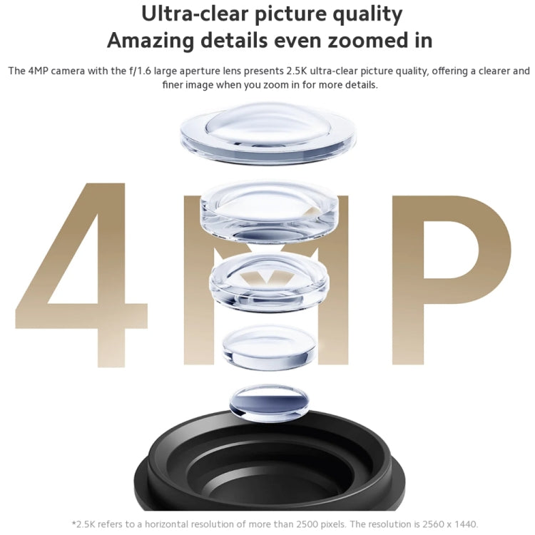 Original Xiaomi CW300 4MP Outdoor Camera IP66 Waterproof Full Color Night Vision WiFi Camera, US Plug - Wireless Camera by Xiaomi | Online Shopping South Africa | PMC TechLife | Buy Now Pay Later Mobicred