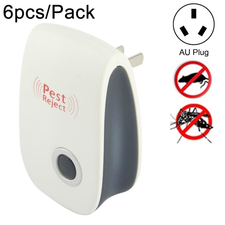 6pcs/Pack Ultrasonic Electronic Cockroach Mosquito Pest Reject Repeller, AU Plug - Repellents by PMC TechLife | Online Shopping South Africa | PMC TechLife | Buy Now Pay Later Mobicred