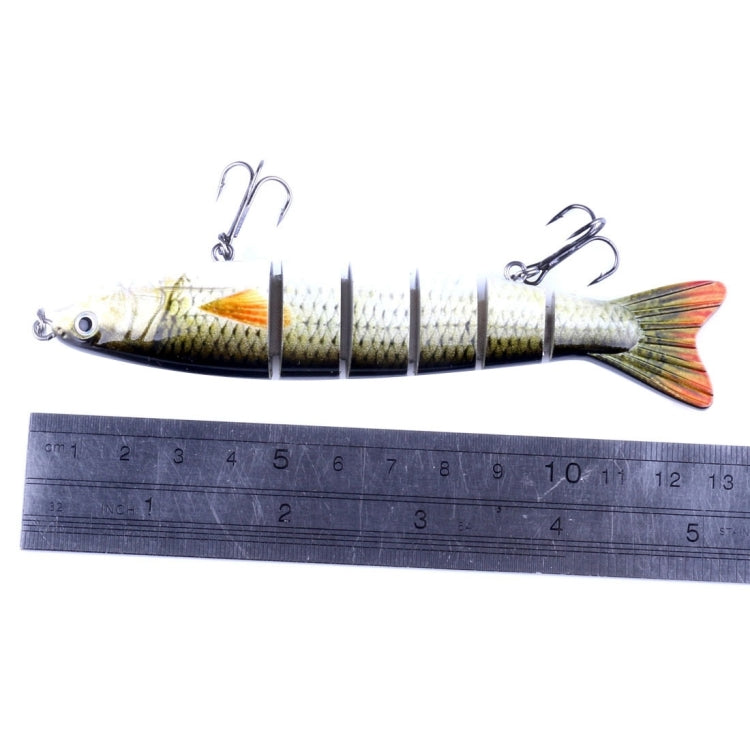 HENGJIA JM026 6# 12.7cm 22g Multi-section Plastic Hard Baits Artificial Fishing Lures with Treble Hook, Random Color Delivery - Fishing Lures by HENGJIA | Online Shopping South Africa | PMC TechLife | Buy Now Pay Later Mobicred