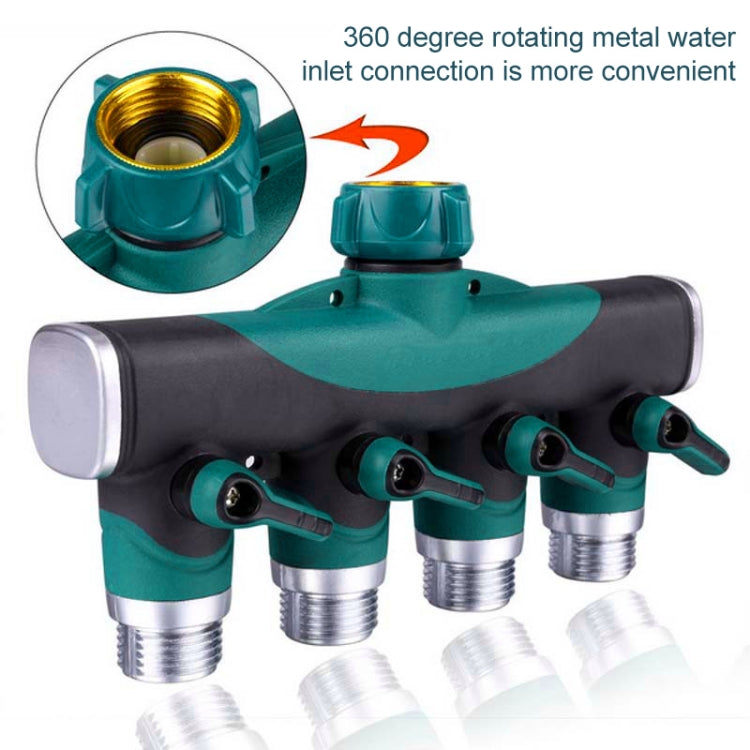 4 In 1 Multi-function Garden Water Sprinklers Lawn Irrigation Valve Water Dividing Controller Water Pipe Shunt, EU Plug - free shipping - PMc TechLife - Order now!