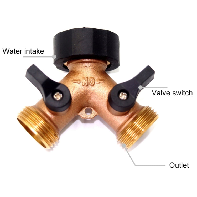 2 In 1 Household Water Tap Valve Shunt Connector - Faucets & Accessories by PMc TechLife | Online Shopping South Africa | PMc TechLife | Buy Now Pay Later Mobicred