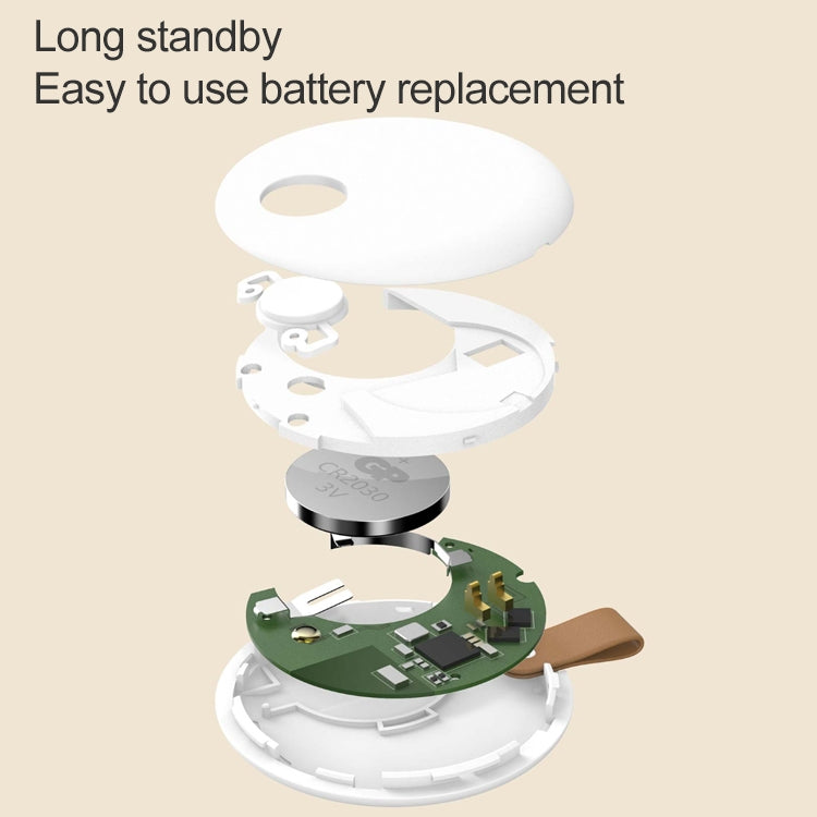 Original Xiaomi Youpin Ranres Intelligent Anti-lost Device Two-way Search Bluetooth Alarm Smart Positioning Finder, Distance: 15m(Pink) - Anti-lost Alarm by Xiaomi | Online Shopping South Africa | PMc TechLife | Buy Now Pay Later Mobicred