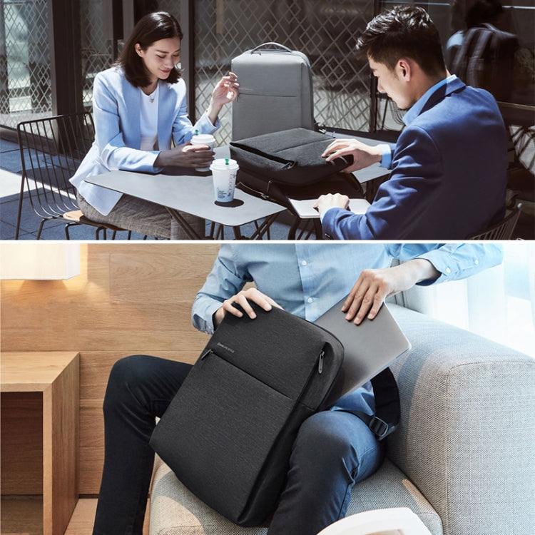 Original Xiaomi Waterproof Simple Backpack Laptop Bag for 15.6 inch Laptop(Light Grey) - Double-shoulder Bags by Xiaomi | Online Shopping South Africa | PMC TechLife | Buy Now Pay Later Mobicred