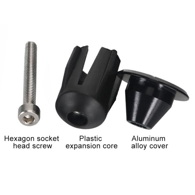 TOSEEK 1 Pair Mountain Bike Handlebar Grips Caps End Plug Aluminum Alloy Bicycle  Bar Ends Plug (Green) - Bicycle Grips by TOSEEK | Online Shopping South Africa | PMC TechLife | Buy Now Pay Later Mobicred