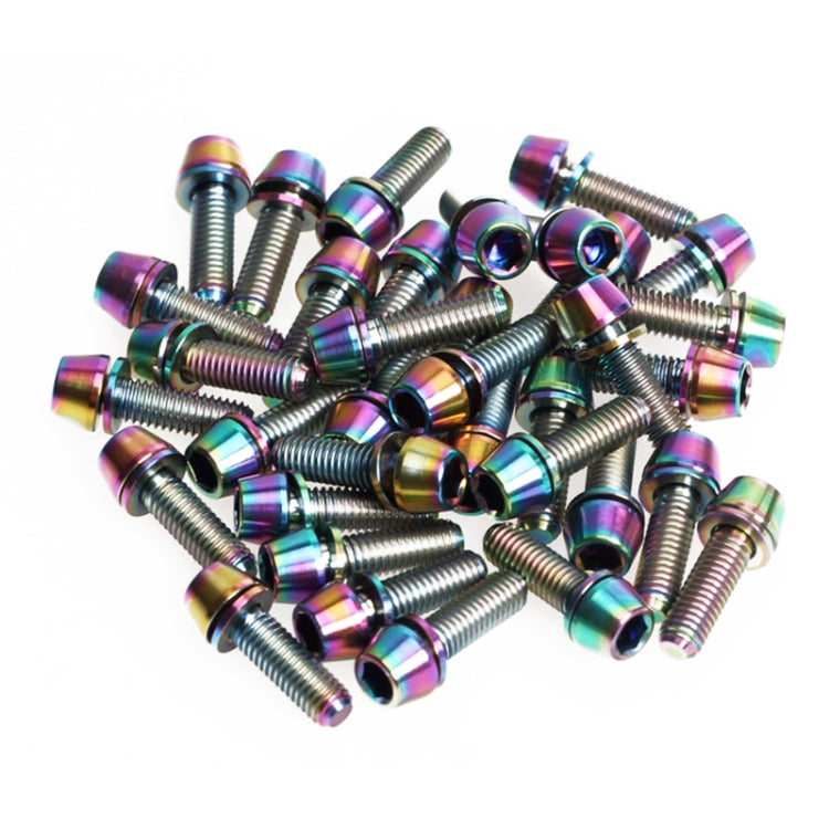 TOSEEK Bicycle Handlebar Stem Screw Titanium Alloy M5x16mm Mountain Bike  Fixed Gear Handlebar Stem Screw with Gasket (Colour) - Bicycle Grips by TOSEEK | Online Shopping South Africa | PMC TechLife | Buy Now Pay Later Mobicred