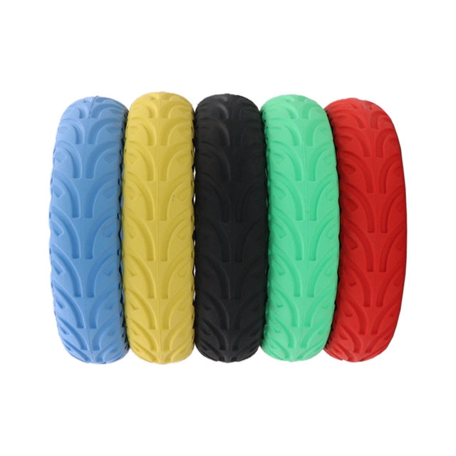 8.5 inch Electric Scooter Wear-resistant Shock-absorbing Decorative Pattern Tire Honeycomb Solid Tire, Suitable for Xiaomi Mijia M365(Yellow) - Accessories & Parts by PMc TechLife | Online Shopping South Africa | PMc TechLife | Buy Now Pay Later Mobicred