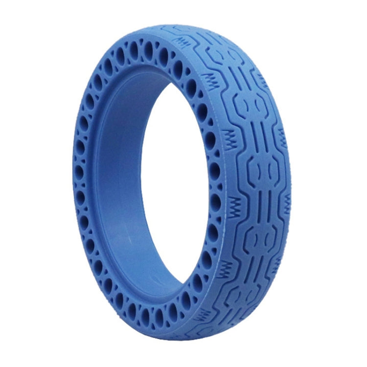 8.5 inch Electric Scooter Wear-resistant Shock-absorbing Decorative Pattern Tire Honeycomb Solid Tire, Suitable for Xiaomi Mijia M365(Blue) - Accessories & Parts by PMc TechLife | Online Shopping South Africa | PMc TechLife | Buy Now Pay Later Mobicred