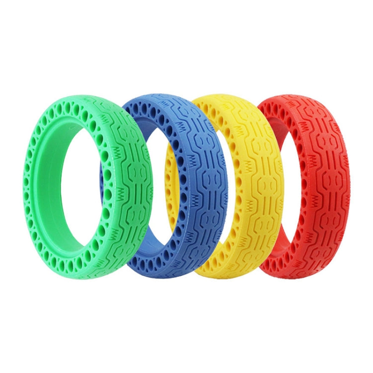 8.5 inch Electric Scooter Wear-resistant Shock-absorbing Decorative Pattern Tire Honeycomb Solid Tire, Suitable for Xiaomi Mijia M365(Yellow) - Accessories & Parts by PMc TechLife | Online Shopping South Africa | PMc TechLife | Buy Now Pay Later Mobicred