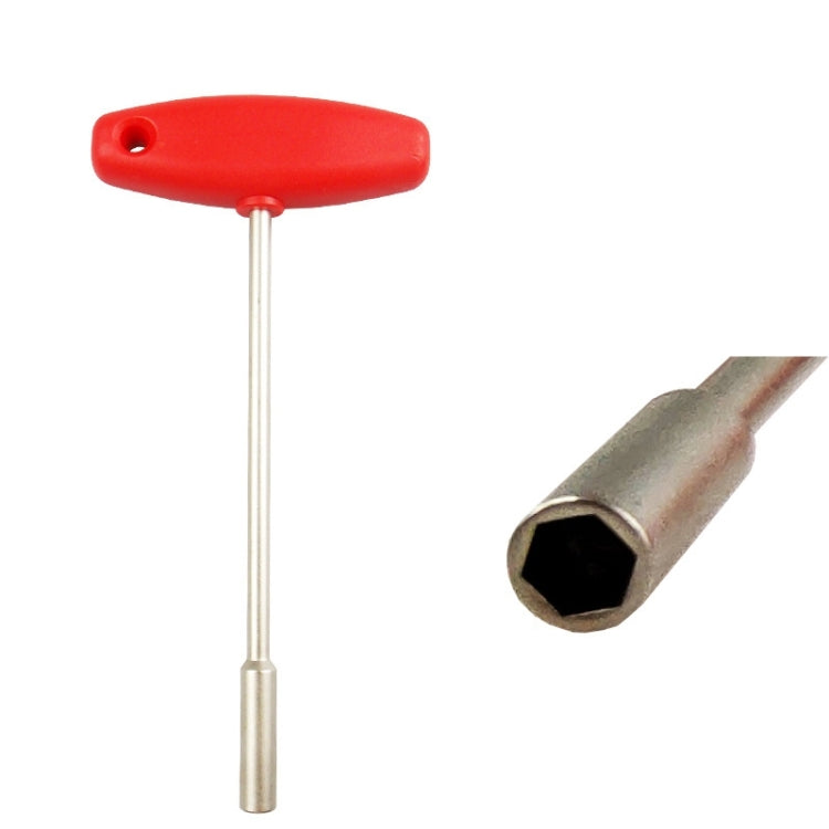 BIKERSAY BT031B T-shaped Socket MTB Road Bike Built-in Tool Steel Concealed Spoke Cap Wrench(4.7mm Hexagon Socket) - Maintenance tools by BIKERSAY | Online Shopping South Africa | PMc TechLife | Buy Now Pay Later Mobicred