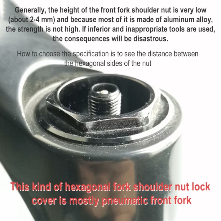 BIKERSAY BT050B Multifunctional Stainless Steel Bicycle Fork Wrench Double Head Spanner - Maintenance tools by BIKERSAY | Online Shopping South Africa | PMc TechLife | Buy Now Pay Later Mobicred