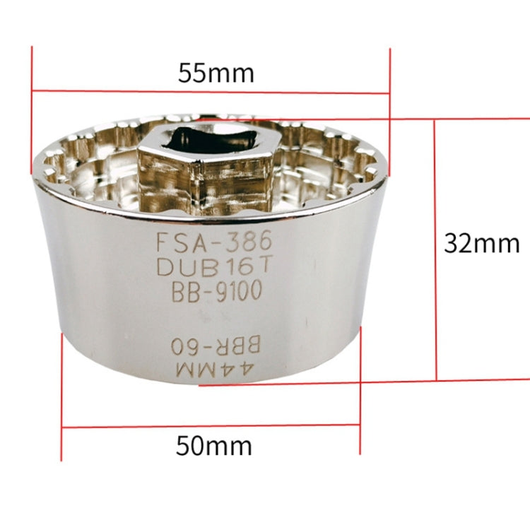 BIKERSAY BT048 Bicycle Hollow Shaft Removal Tool BBR60/BB9000/DUB/FSA386/44MM - Maintenance tools by BIKERSAY | Online Shopping South Africa | PMc TechLife | Buy Now Pay Later Mobicred