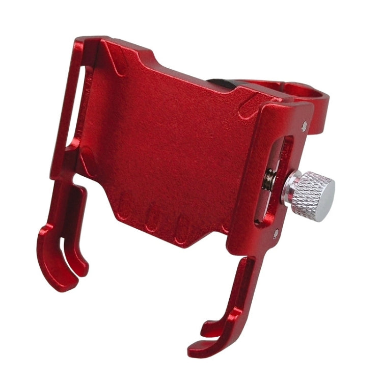 BIKERSAY MP008 Bike Motorcycle Aluminum Alloy Phone Holder Handlebar Clips (Red) - Holders by BIKERSAY | Online Shopping South Africa | PMC TechLife | Buy Now Pay Later Mobicred