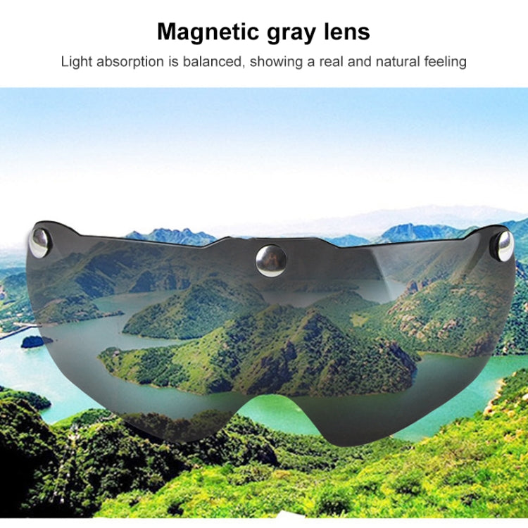 GUB K80 Plus Bike Helmet With Visor And Goggles(Titanium Color) - Protective Helmet & Masks by GUB | Online Shopping South Africa | PMC TechLife | Buy Now Pay Later Mobicred