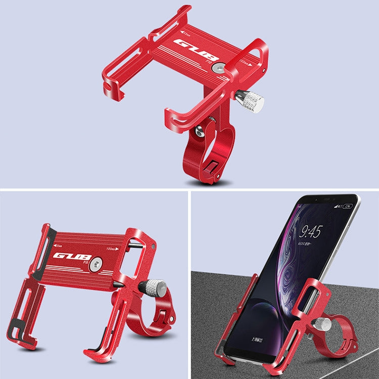 GUB P10 Aluminum Bike Phone Holder(Red) - free shipping - PMC TechLife - Order now!