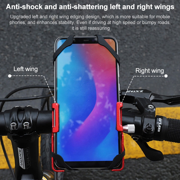 GUB P10 Aluminum Bike Phone Holder(Black Silver) - free shipping - PMC TechLife - Order now!