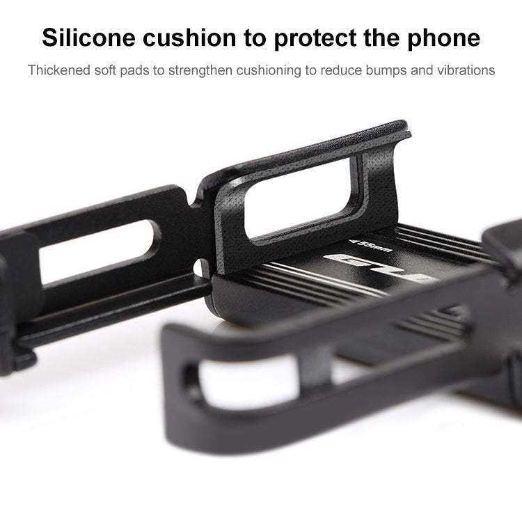 GUB P10 Aluminum Bike Phone Holder(Black Silver) - free shipping - PMC TechLife - Order now!