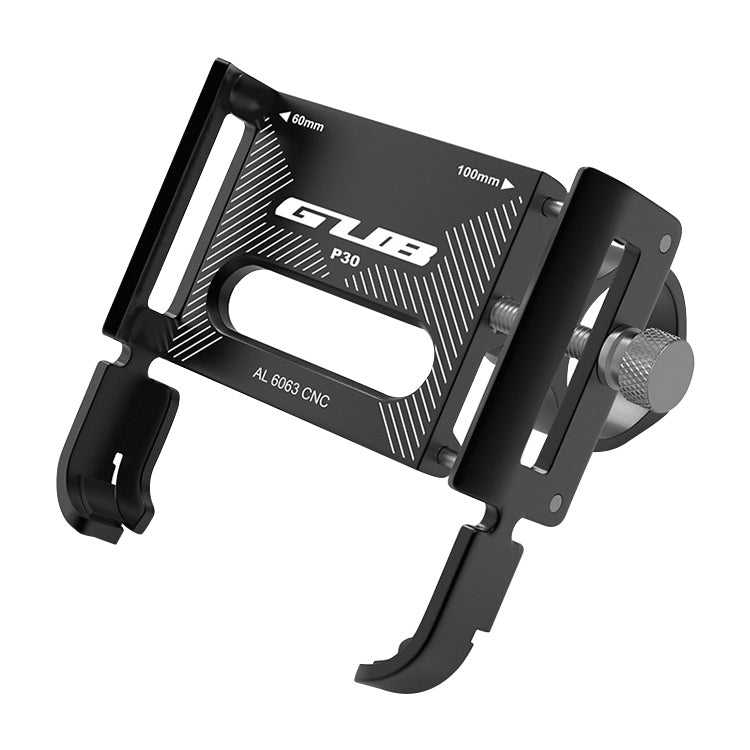 GUB P30 Aluminum Bike Phone Holder(Black) - Holders by GUB | Online Shopping South Africa | PMC TechLife | Buy Now Pay Later Mobicred