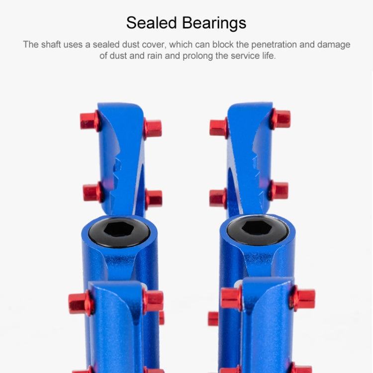 PROMEND PD-M56 1 Pair Mountain Bicycle Aluminum Alloy 3-Bearings Pedals (Gold) - free shipping - PMc TechLife - Order now!