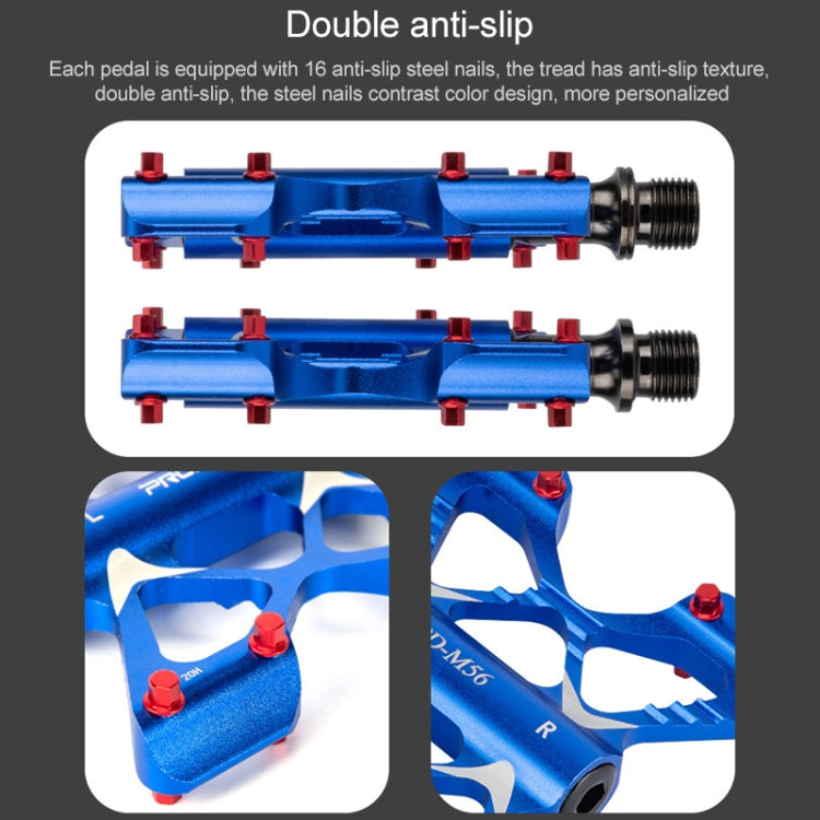 PROMEND PD-M56 1 Pair Mountain Bicycle Aluminum Alloy 3-Bearings Pedals (Grey) - free shipping - PMc TechLife - Order now!