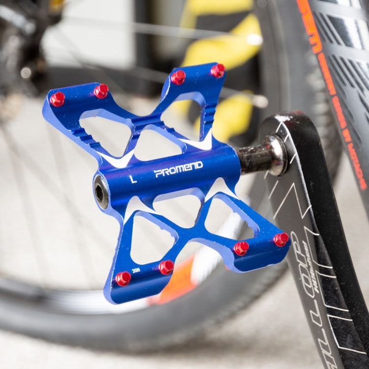 PROMEND PD-M56 1 Pair Mountain Bicycle Aluminum Alloy 3-Bearings Pedals (Gold) - free shipping - PMc TechLife - Order now!