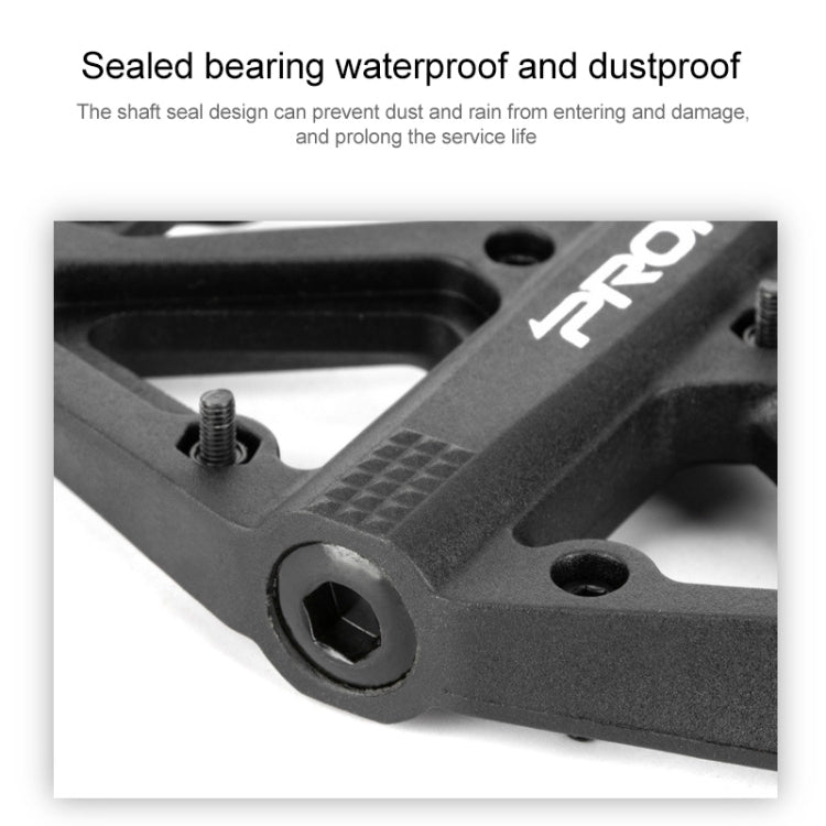 PROMEND PD-M42 1 Pair Mountain Bicycle Nylon High-speed Bearing Pedals(Red) - Pedals by PROMEND | Online Shopping South Africa | PMc TechLife | Buy Now Pay Later Mobicred