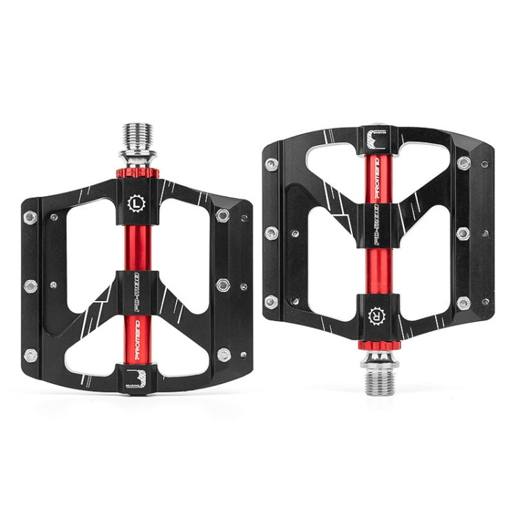 PROMEND PD-M88 1 Pair Mountain Bicycle Aluminum Alloy 3-Bearings Pedals (Black) - free shipping - PMc TechLife - Order now!