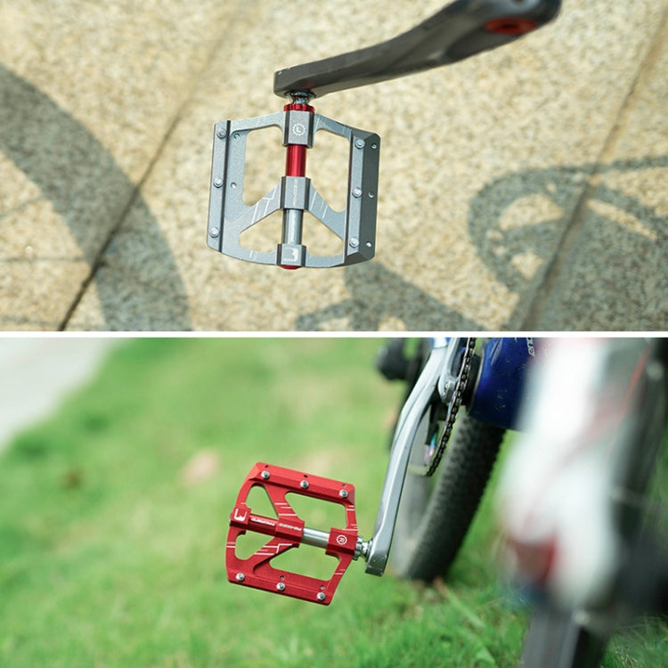 PROMEND PD-M88 1 Pair Mountain Bicycle Aluminum Alloy 3-Bearings Pedals (Blue) - free shipping - PMc TechLife - Order now!