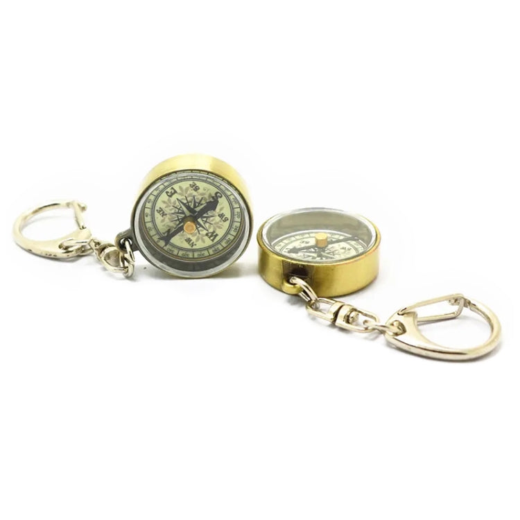 Nisa C25X Vintage Zinc Alloy Metal Compass with Keychain - Hiking Meter by PMC TechLife | Online Shopping South Africa | PMC TechLife | Buy Now Pay Later Mobicred