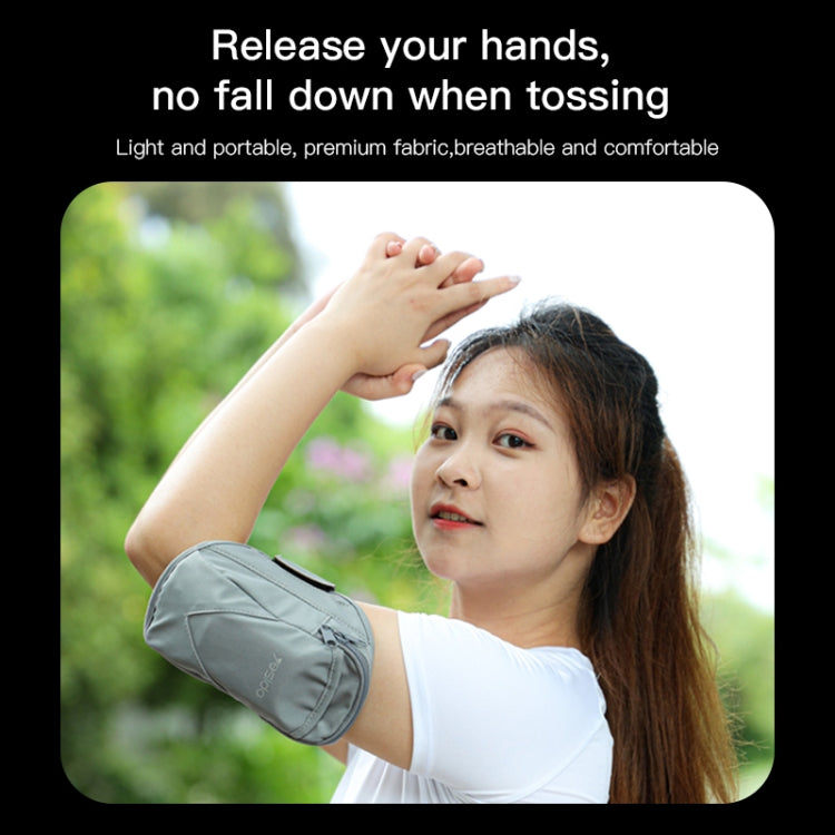 Yesido WB12 Outdoor Sports Running Phone Arm Bag (Grey) - Other by Yesido | Online Shopping South Africa | PMC TechLife | Buy Now Pay Later Mobicred
