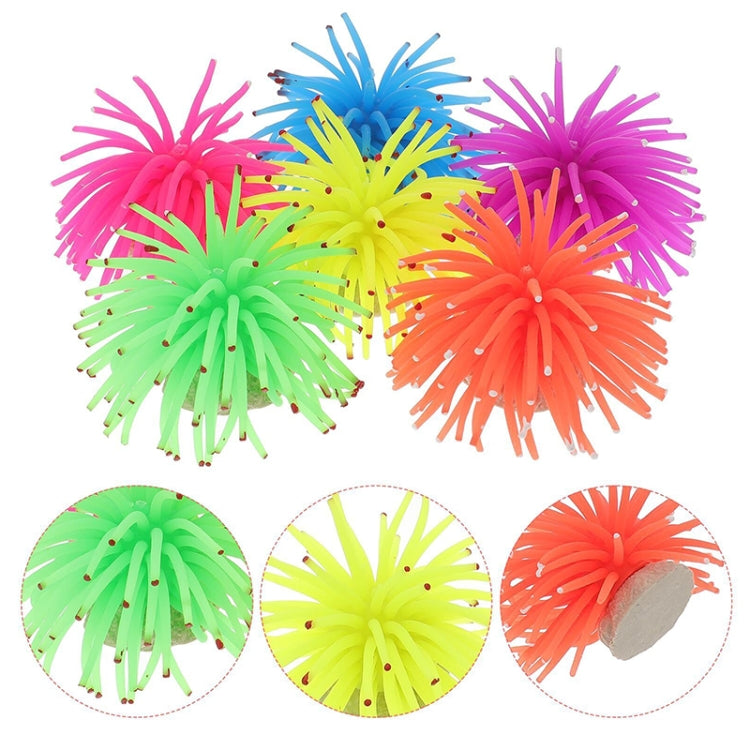 Aquarium Articles Decoration TPR Simulation Sea Urchin Ball Coral with Point, Size: L, Diameter: 13cm(Yellow) - free shipping - PMc TechLife - Order now!