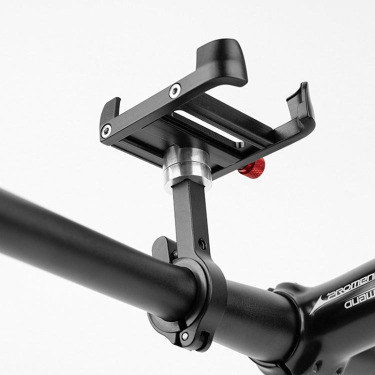 PROMEND SJJ-275 Bicycle Aluminum Alloy Phone Holder for Handlebar (Black) - Holders by PROMEND | Online Shopping South Africa | PMC TechLife | Buy Now Pay Later Mobicred