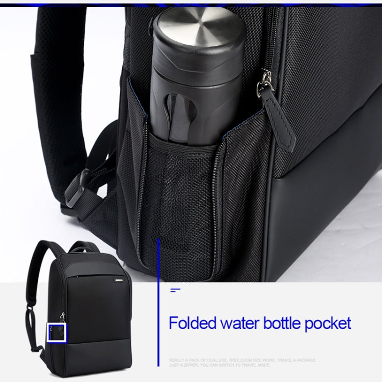 Bopai 751-006881 Business Anti-theft Waterproof Large Capacity Double Shoulder Bag,with USB Charging Port, Size: 30x14x44cm(Black) - free shipping - PMC Jewellery - Order now!