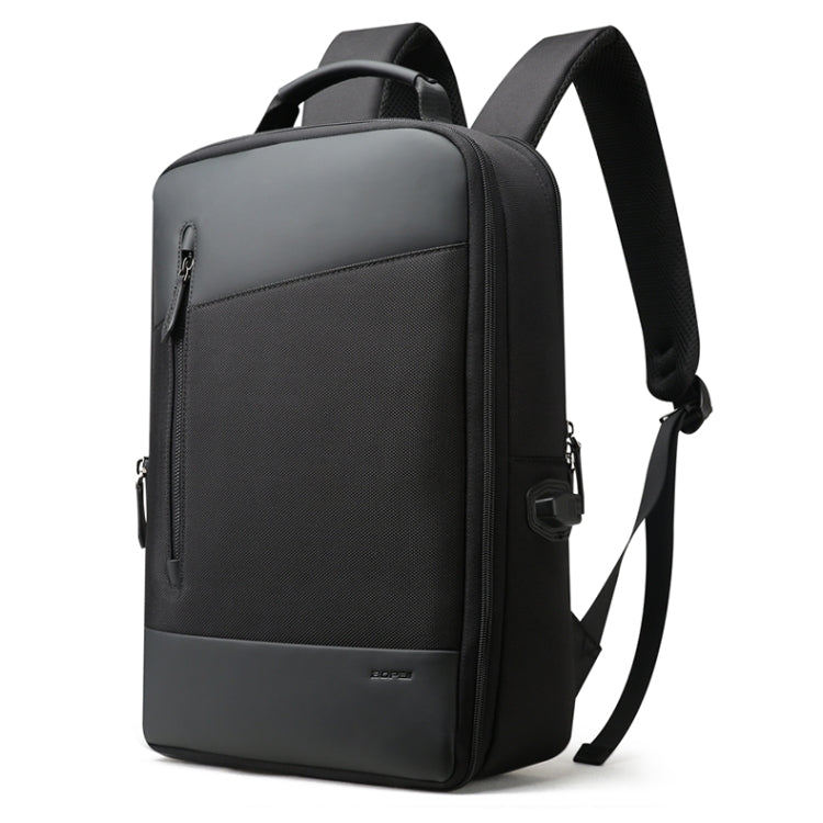 Bopai 851-009911 Business Anti-theft Waterproof Large Capacity Double Shoulder Bag,with USB Charging Port, Size: 30.5x13x45cm (Black) - free shipping - PMC Jewellery - Order now!