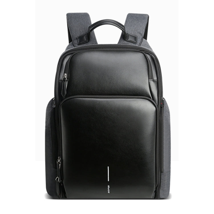 Bopai 851-010128 Business Anti-theft Waterproof Large Capacity Double Shoulder Bag,with USB Charging Port, Size: 34x19x43cm (Black) - free shipping - PMC Jewellery - Order now!