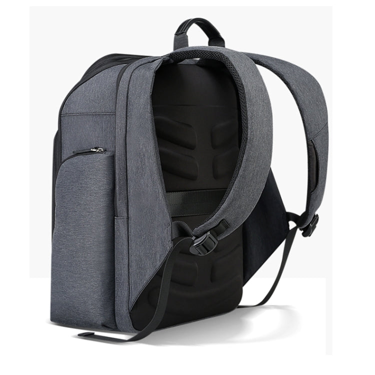 Bopai 851-010128 Business Anti-theft Waterproof Large Capacity Double Shoulder Bag,with USB Charging Port, Size: 34x19x43cm (Black) - free shipping - PMC Jewellery - Order now!