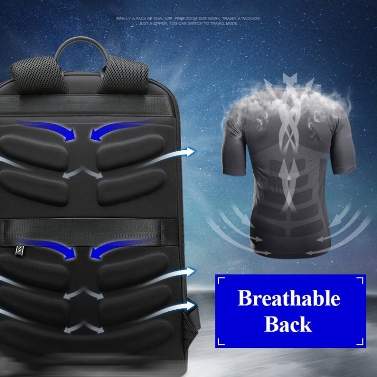 Bopai 851-023331 Ultrathin Anti-theft Waterproof Backpack Laptop Tablet Bag for 14 inch and Below(Black) - free shipping - PMC Jewellery - Order now!