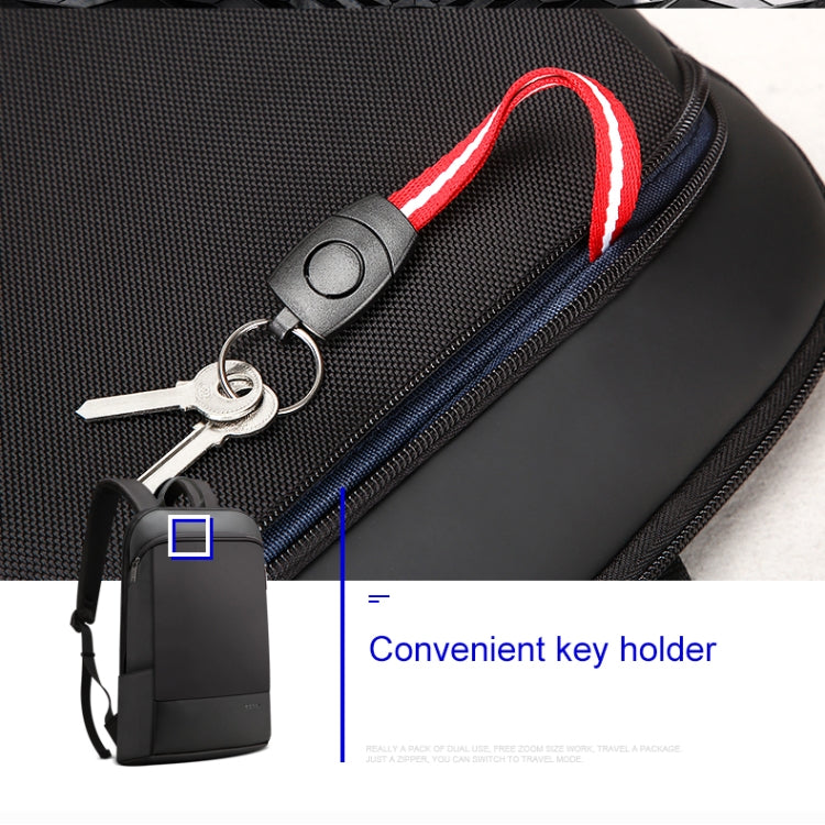 Bopai 851-023331 Ultrathin Anti-theft Waterproof Backpack Laptop Tablet Bag for 14 inch and Below(Black) - free shipping - PMC Jewellery - Order now!
