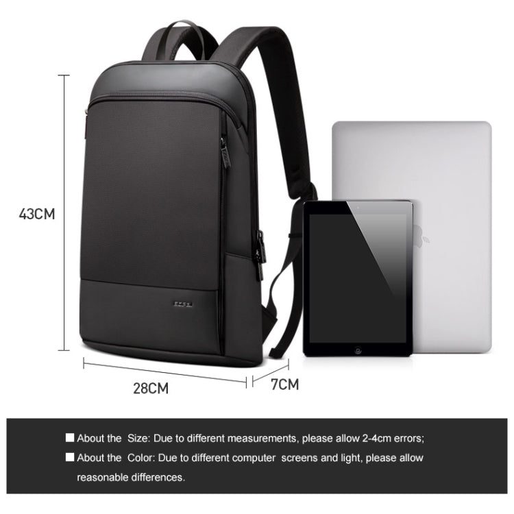 Bopai 851-023331 Ultrathin Anti-theft Waterproof Backpack Laptop Tablet Bag for 14 inch and Below(Black) - free shipping - PMC Jewellery - Order now!
